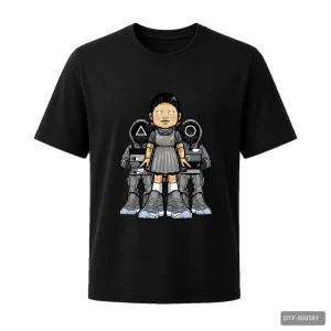 Маичка со илустрација од игра - Black
