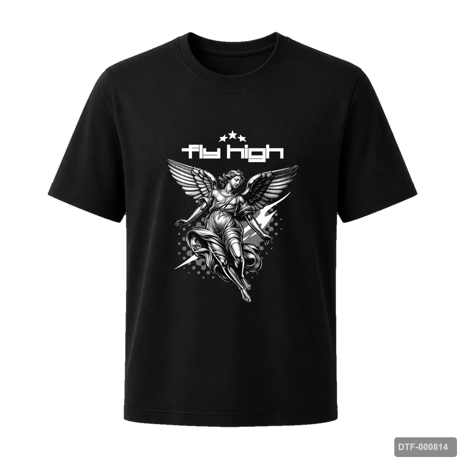 Маица со ангел и натпис Fly High