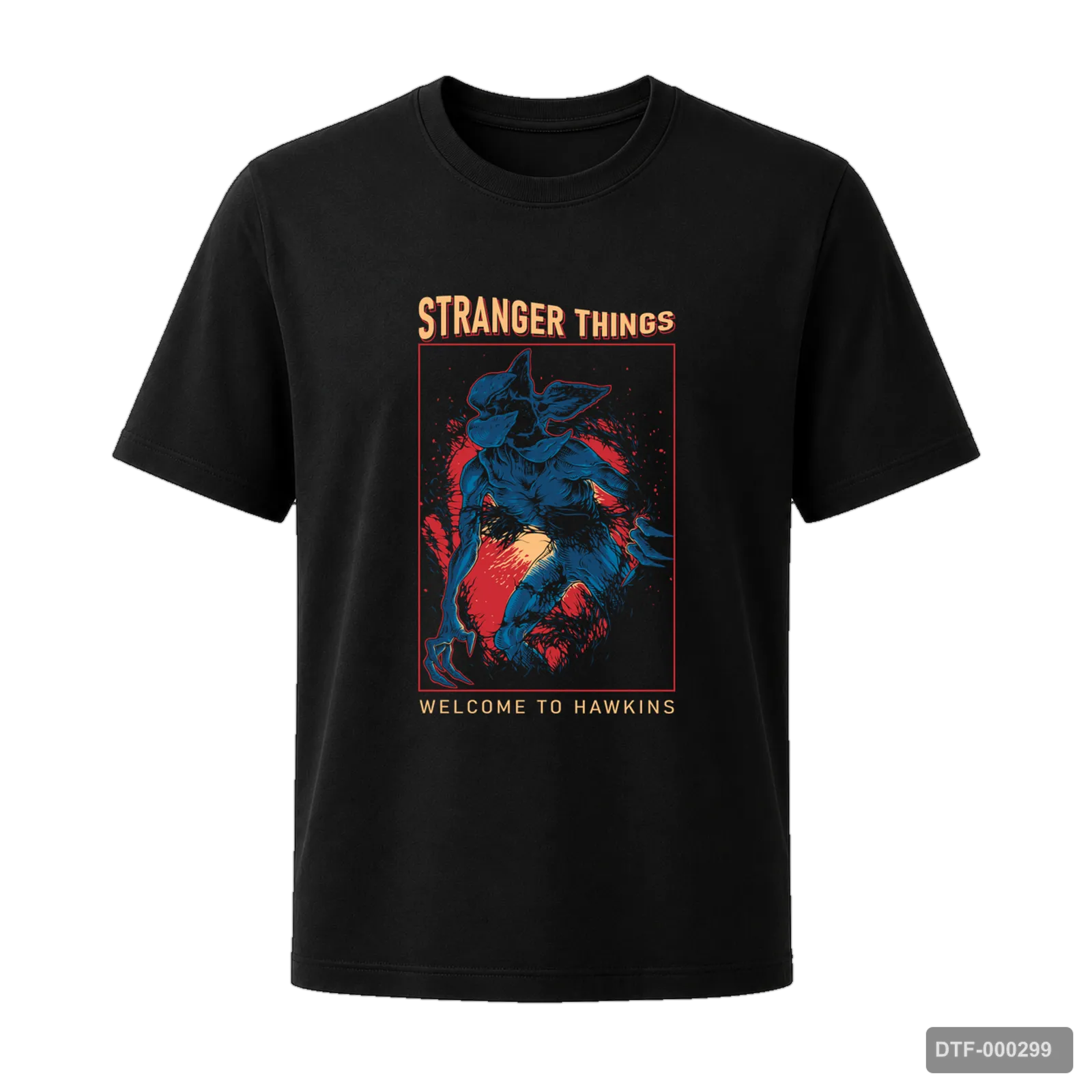 Маичка Stranger Things со чудовиште