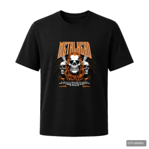 Маичка Metalhead со череп и гром