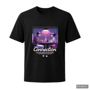 Маица Connection со романтичен мотив